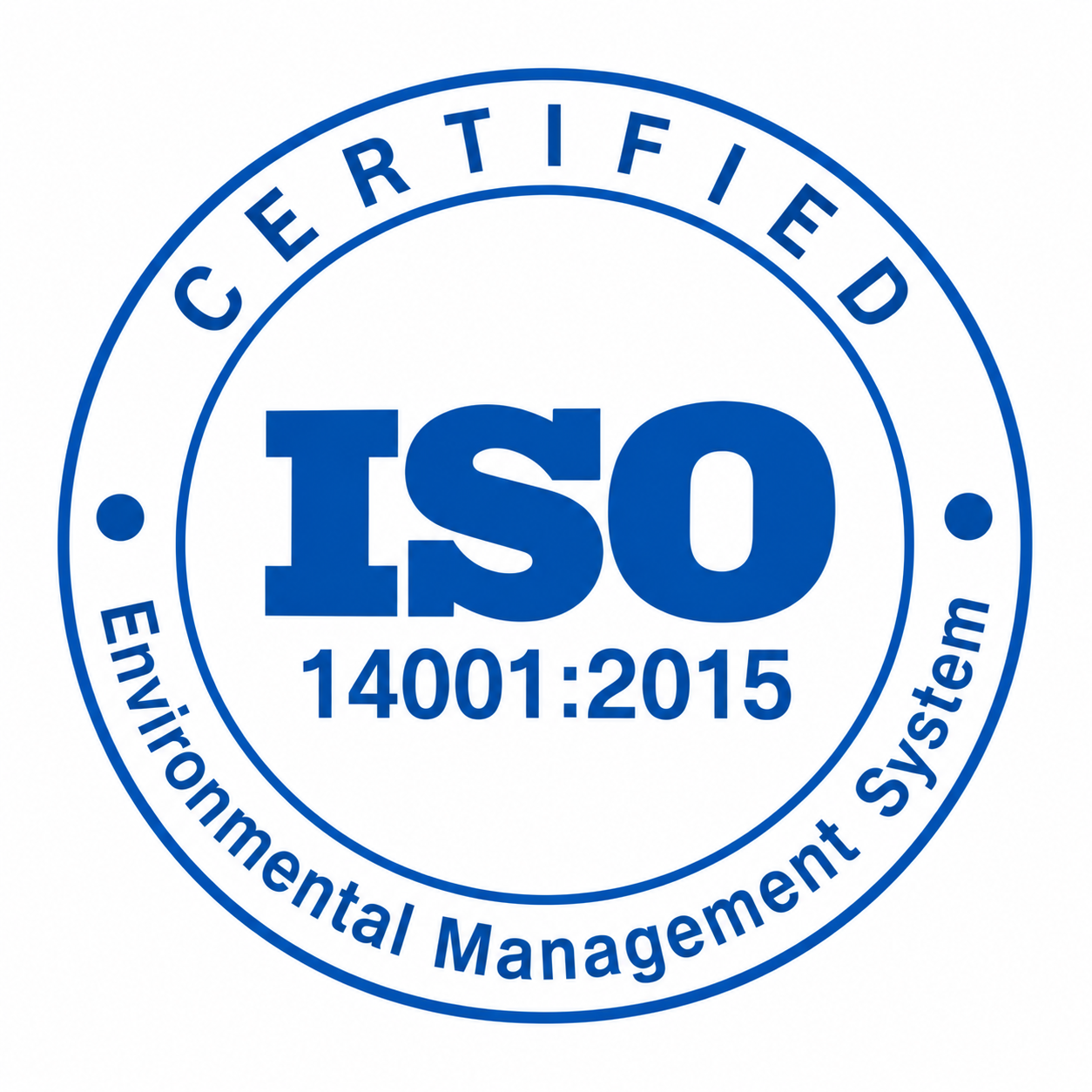 ISO 14001:2015 certification mark